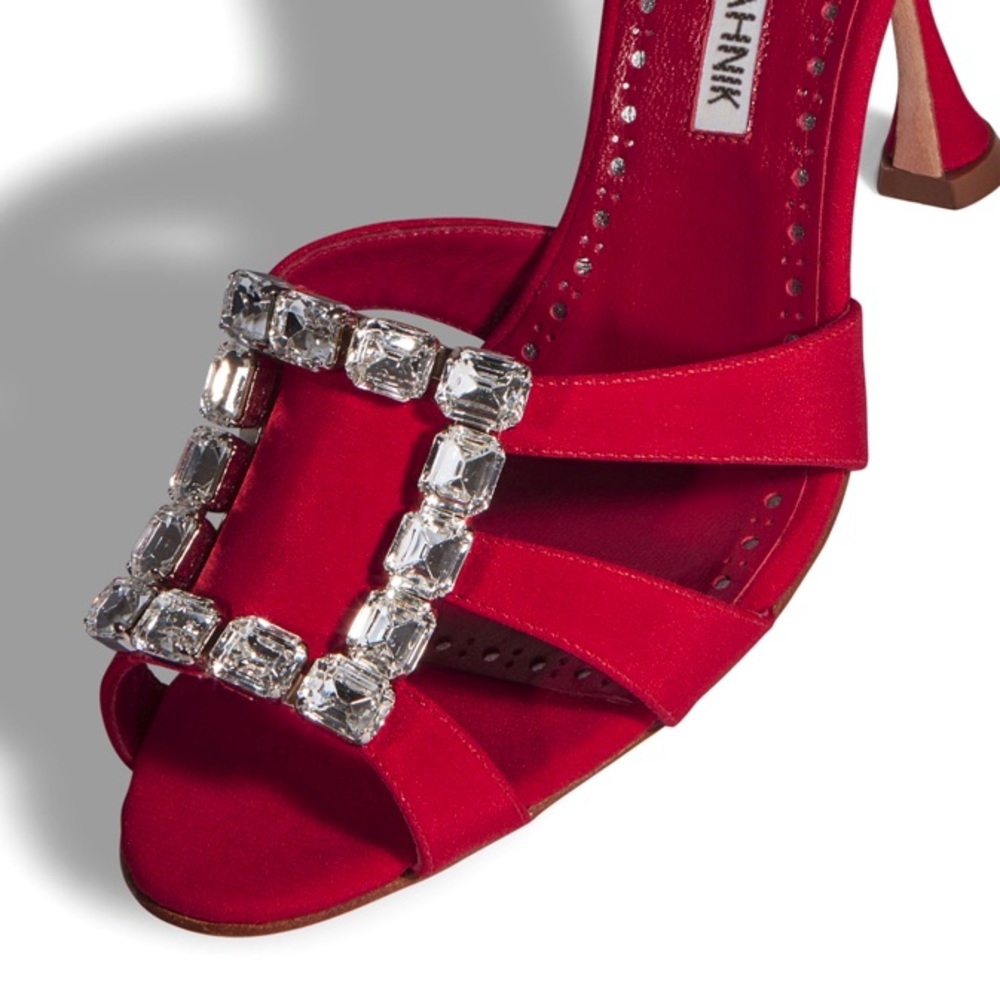 New Manolo Blahnik Ticuna Sandals